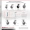 Service Caster 6 Inch Glass Filled Nylon Caster Set with Roller Bearings 2 Swivel 2 Rigid SCC SCC-35S620-GFNR-2-R-2 - alternate 1